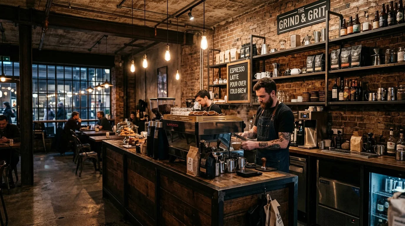 Industrial Coffee Bar for 10 coffee bar ideas for a stylish kitchen setup